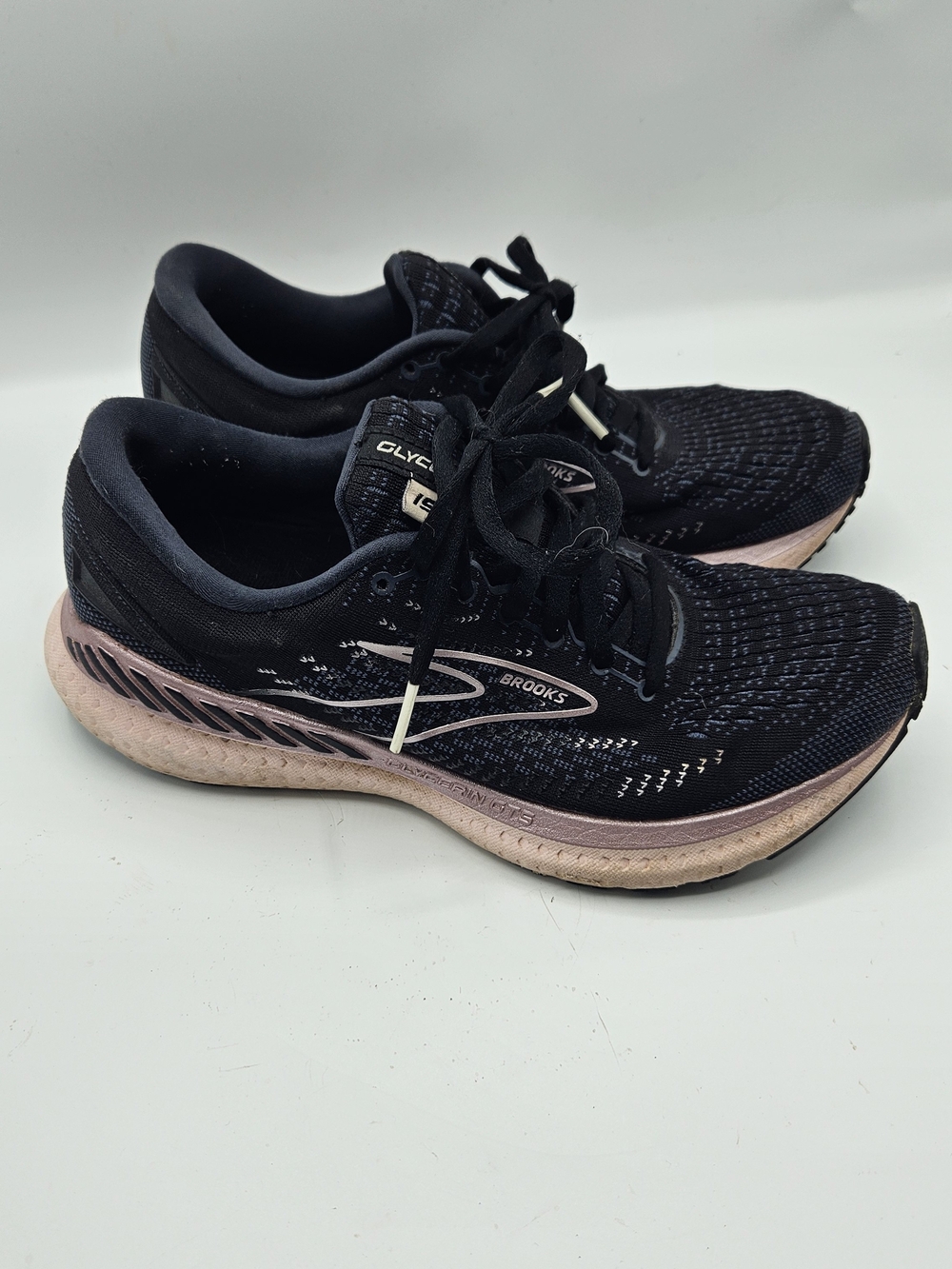 Brooks Women’s Black and Pink Running Shoes - Glycerin 19